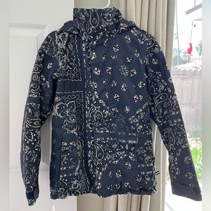 Burton Snowboarding Jacket Paisley Print Womens Small
